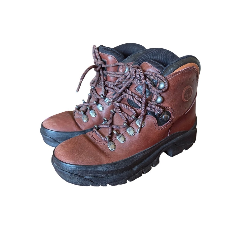 Timberland Euro Hiker Women's Leather Hiking Boots 6.5M Gorpcore Outdoor Vintage